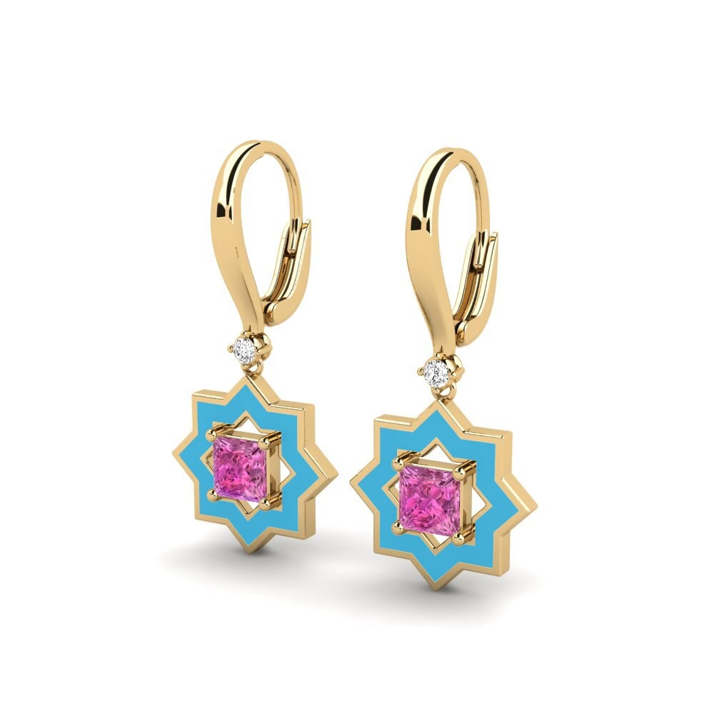 Topazio Rosa Orecchino da donna Audinghen