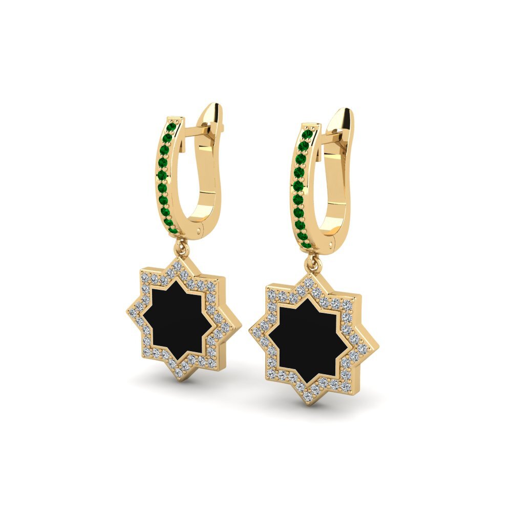 Zircone Verde Orecchino da donna Baigts