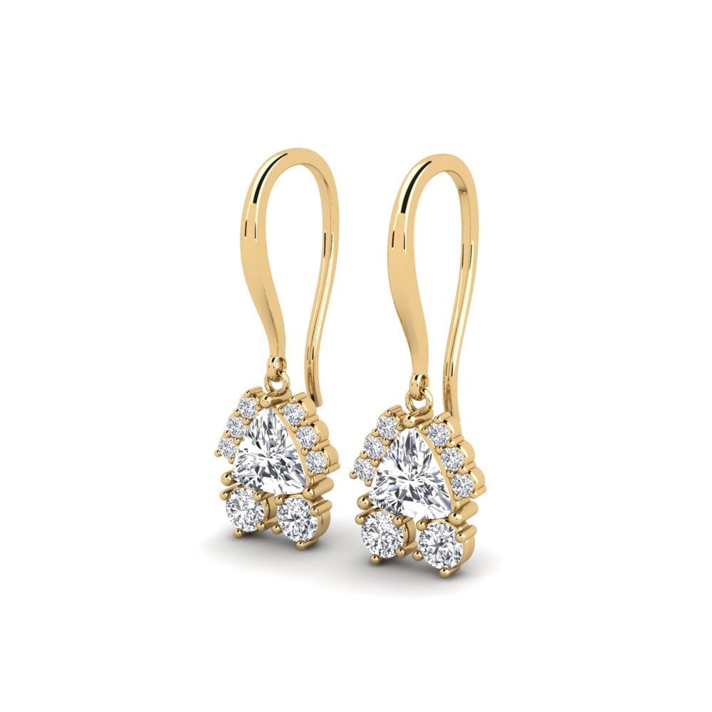 Trillón Diamante Pendiente de mujer Cipango