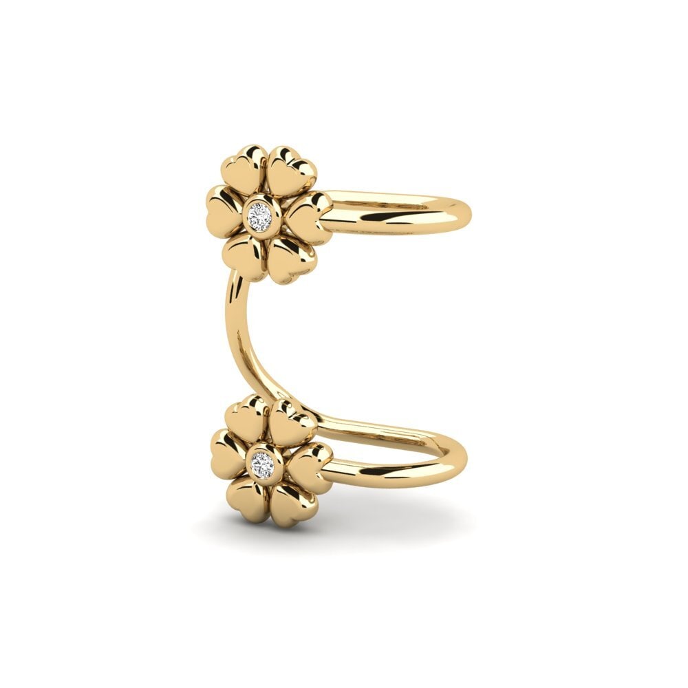 Moissanite Boucle d'oreille femme Dermerp