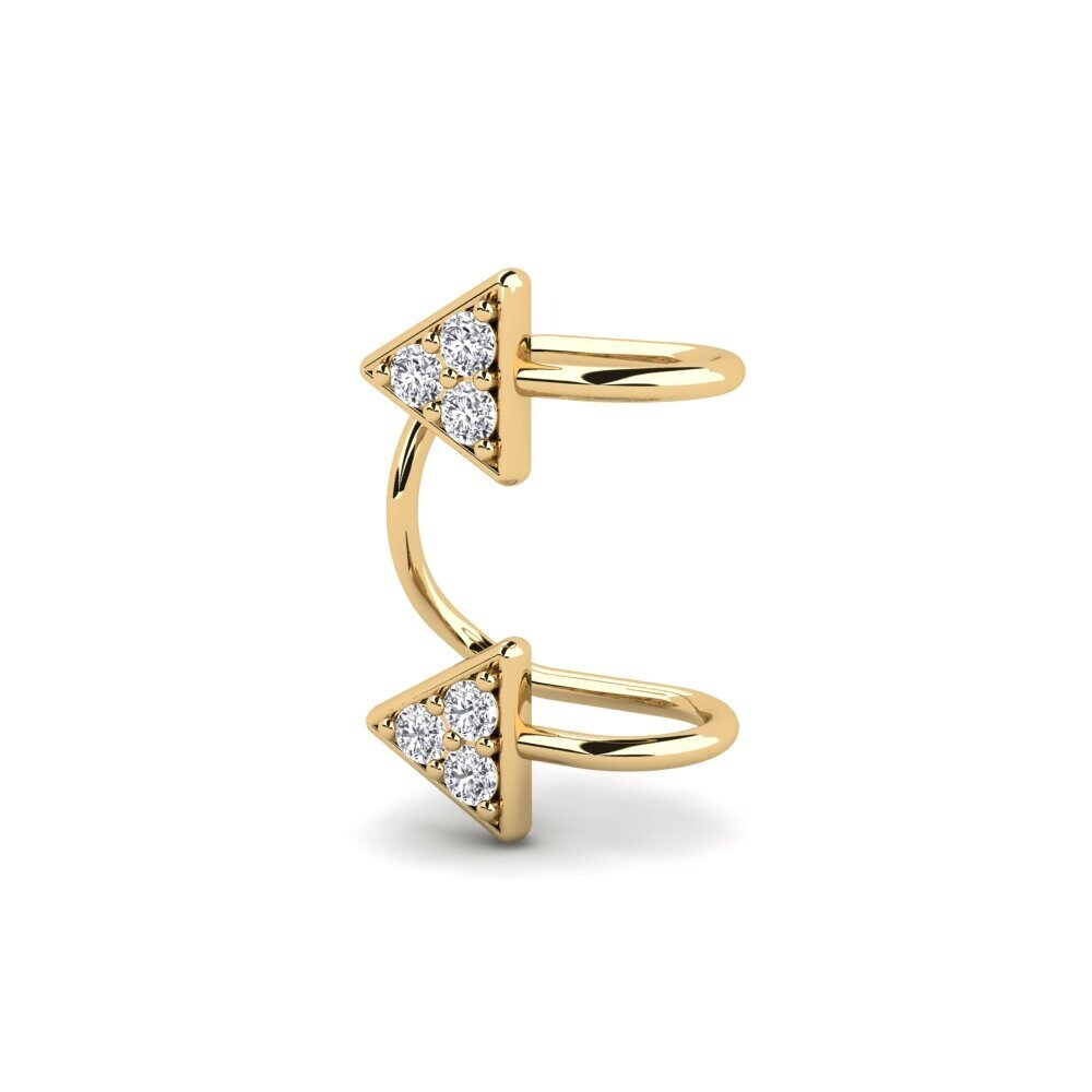 Diamante Produzido em Laboratório Brincos Feminino Downine