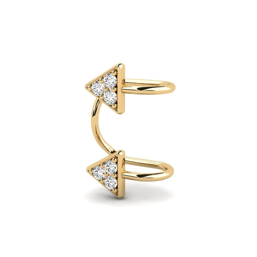 Moissanite Boucle d'oreille femme Downine