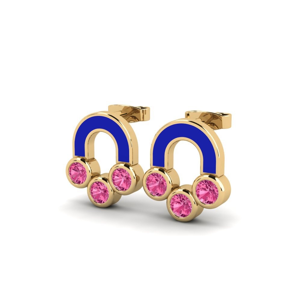 Tormalina Rosa Orecchino da donna Nerody