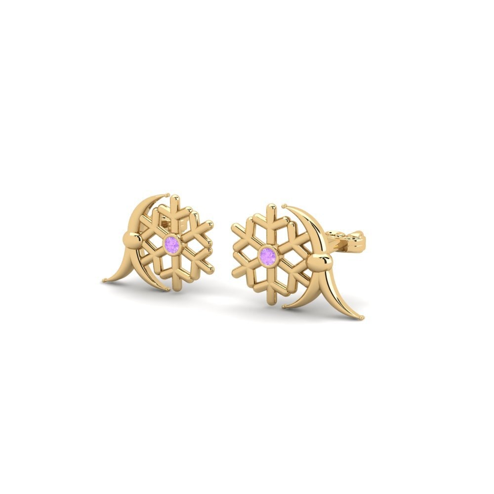 Amethyst Women's Earring Rumal