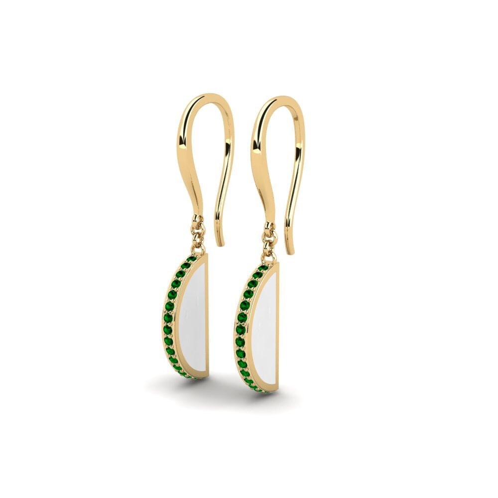 Zircone Verde Orecchino da donna Sterlops