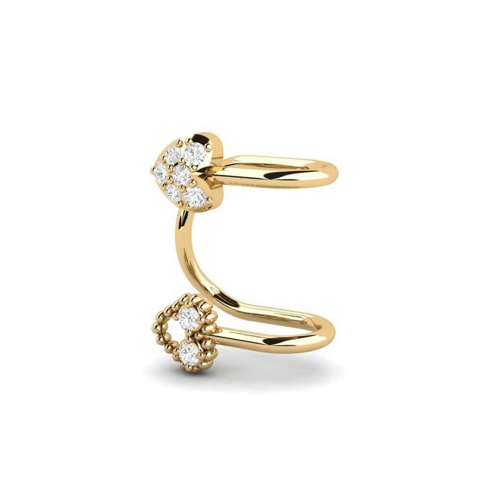 Saphir Blanc Boucle d'oreille femme Stold