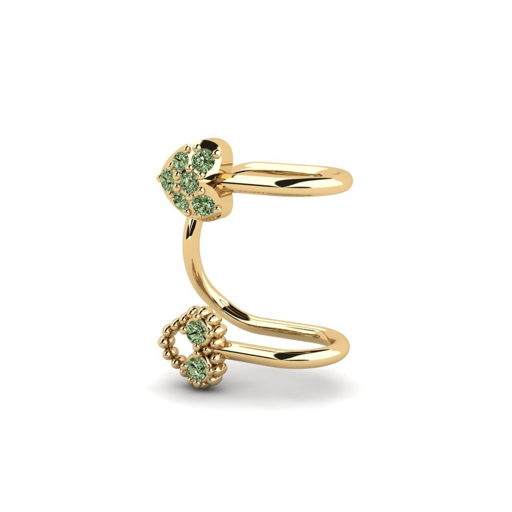 Diamante Verde Pendiente de mujer Stold