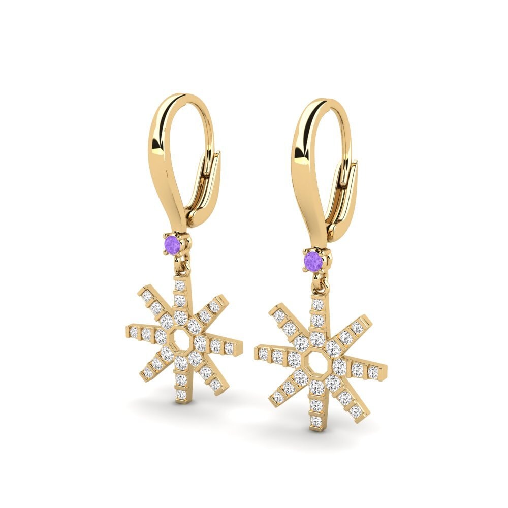 Amethyst Women's Earring Techiyus