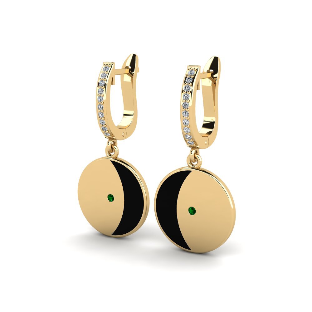 Zircone Verde Orecchino da donna Terge