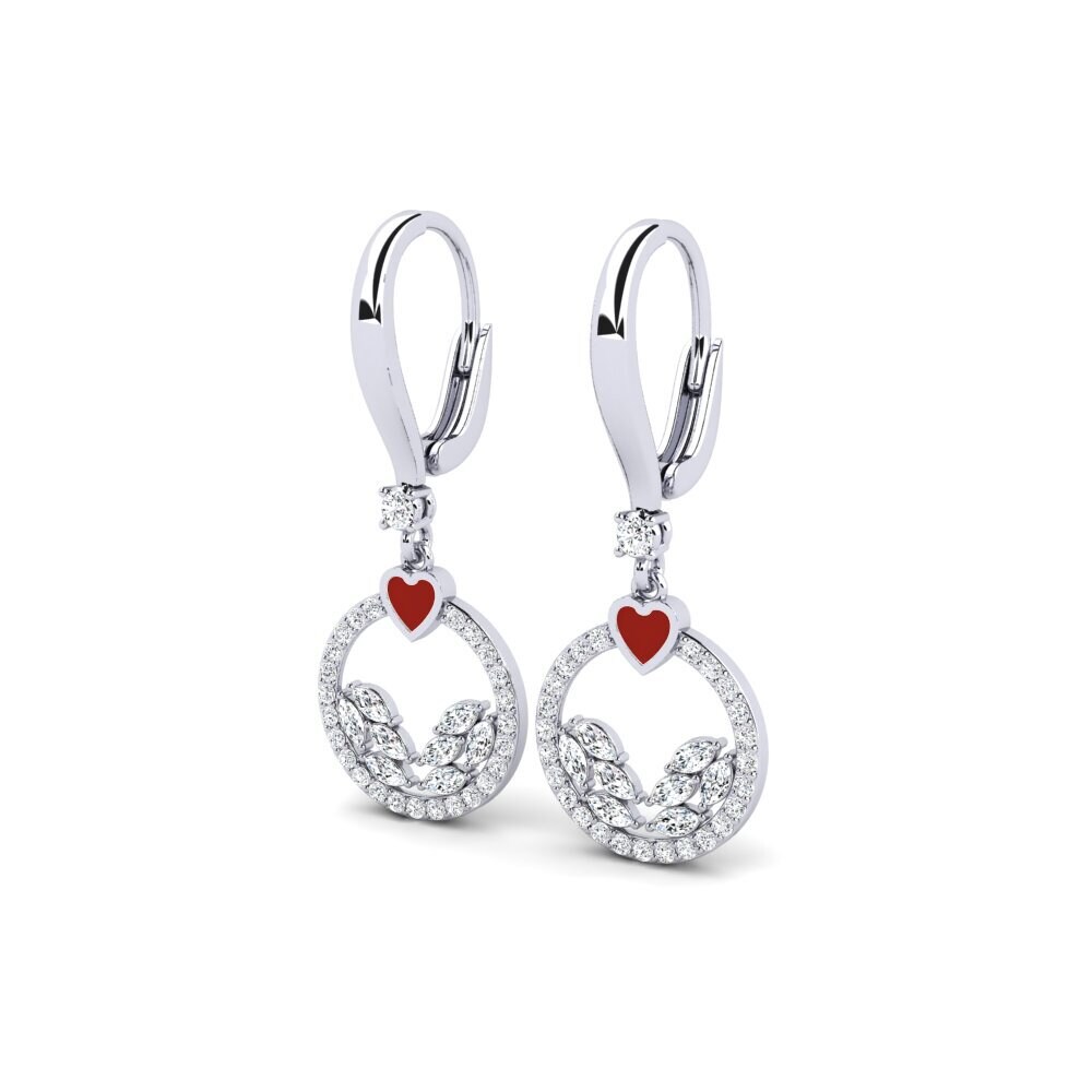 Plata 925 Pendiente de mujer Uhwirosa