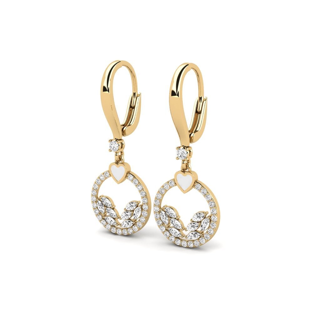 Moissanite Orecchino da donna Uhwirosa