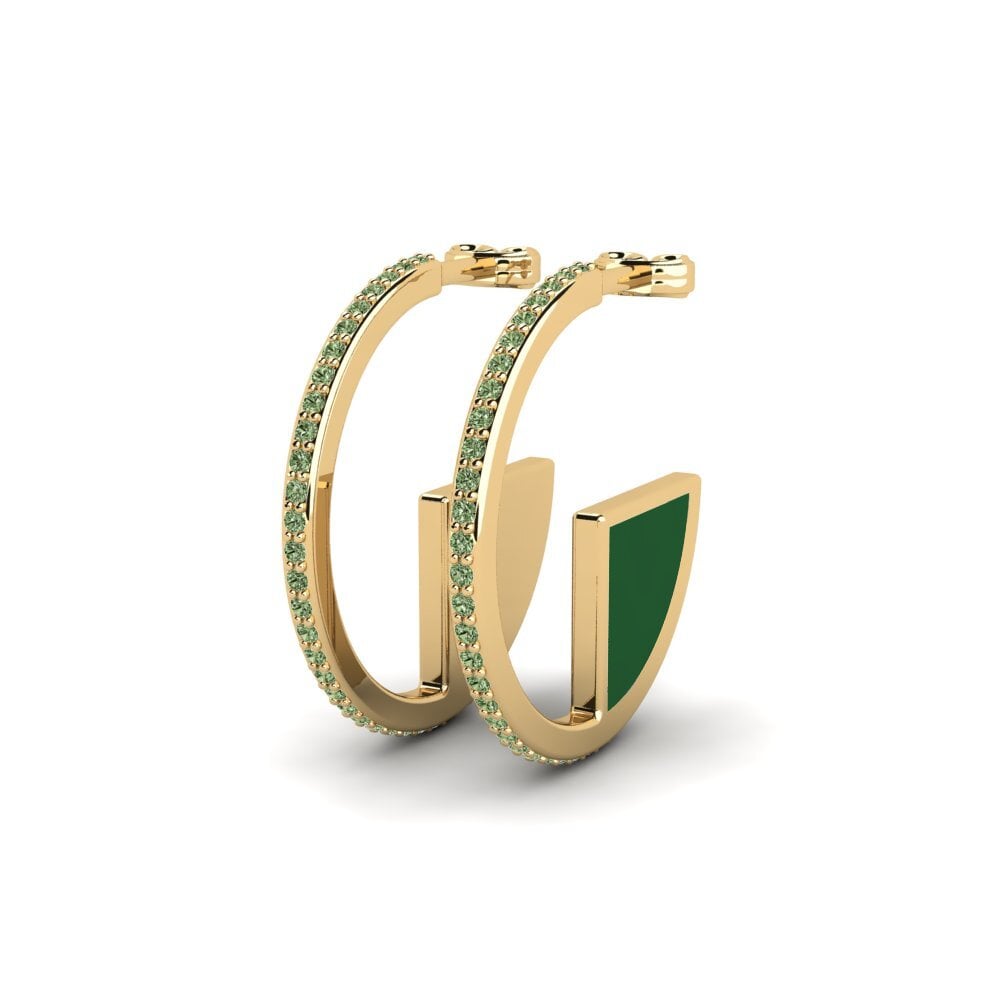 Diamante Verde Pendiente de mujer Numismate