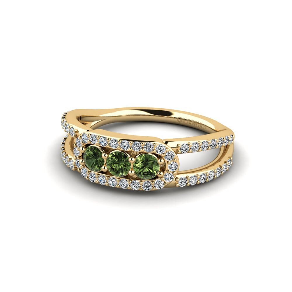 Green Sapphire Engagement Ring Haystur