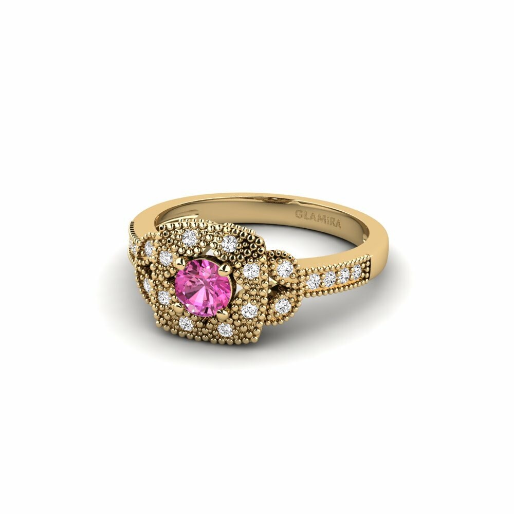 Pink Topaz Engagement Ring Jayes