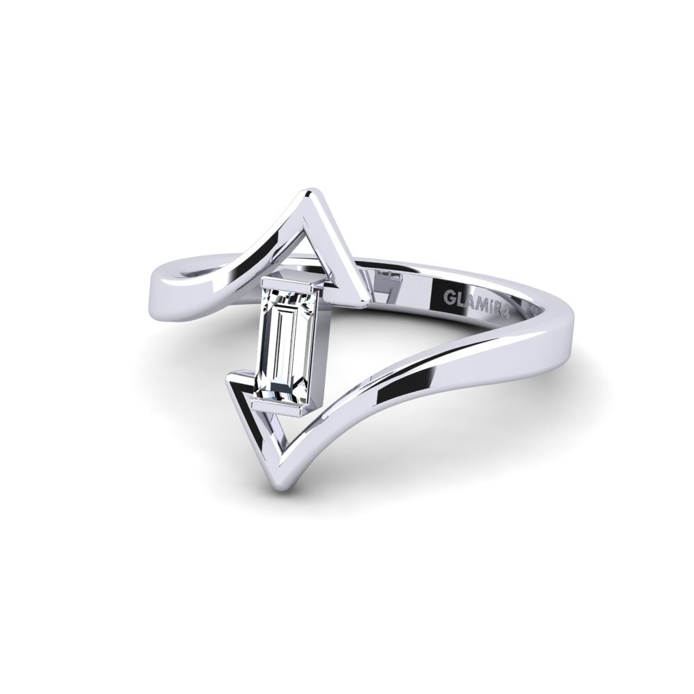 950 Palladium Engagement Ring Planer