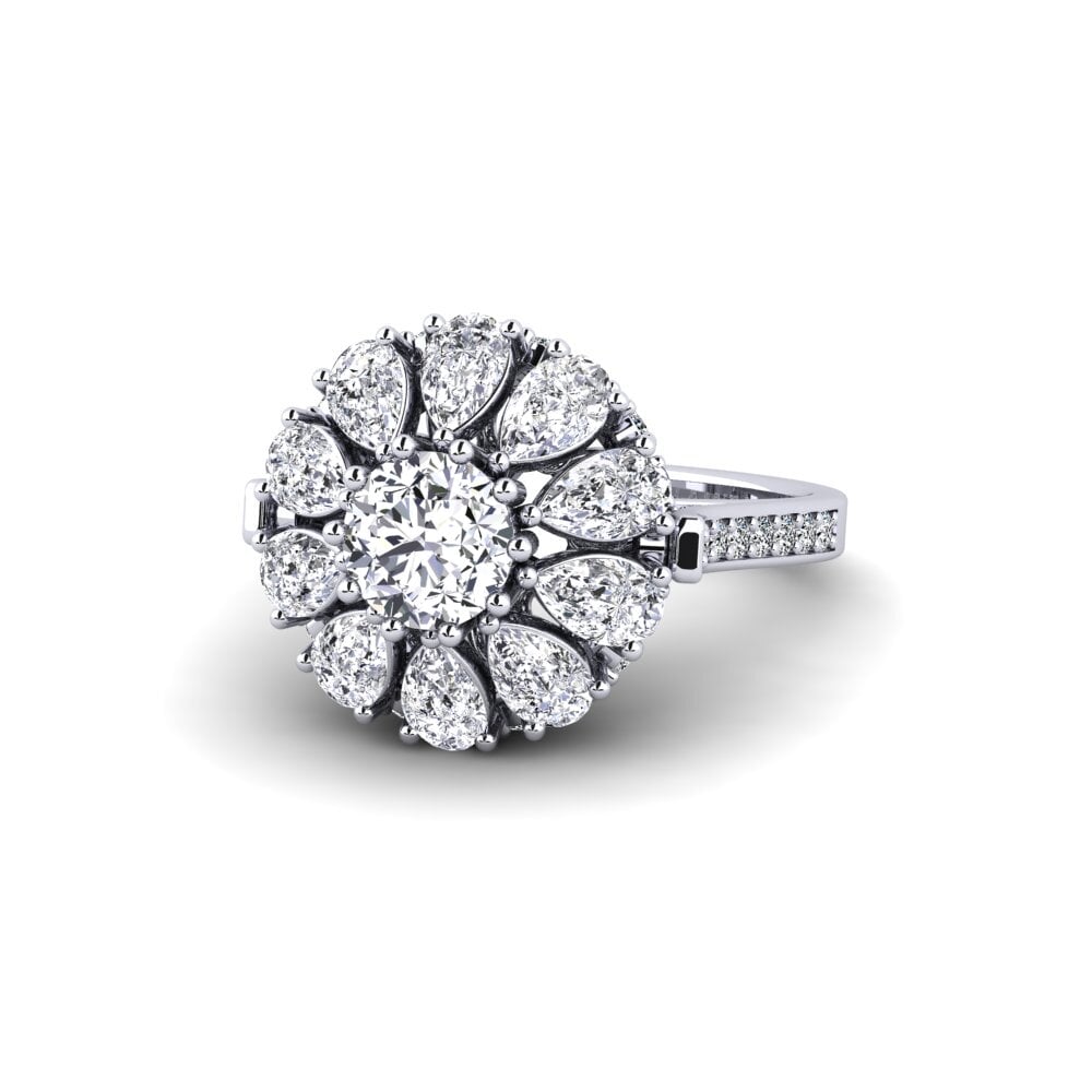 Diamante cultivado en laboratorio Anillo de compromiso Sheshi