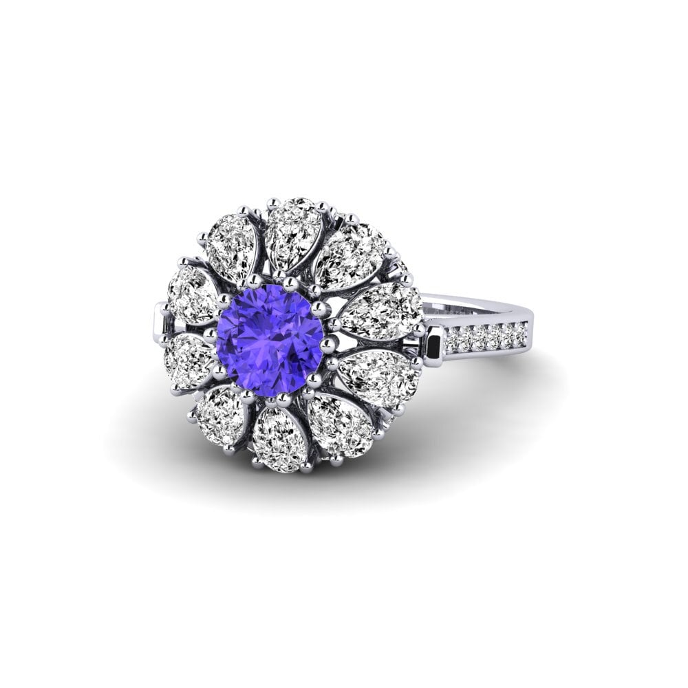 Tanzanita Anillo de compromiso Sheshi