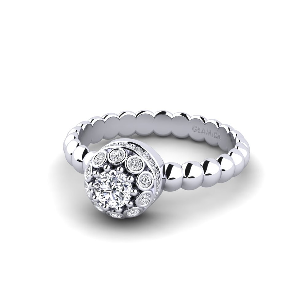 Diamante cultivado en laboratorio Anillo de compromiso Shinepal