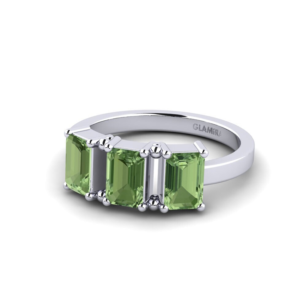 Green Sapphire Engagement Ring Sinoyas