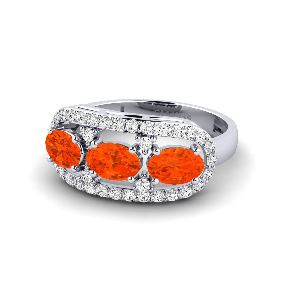 Fire-Opal Engagement Ring Sukab