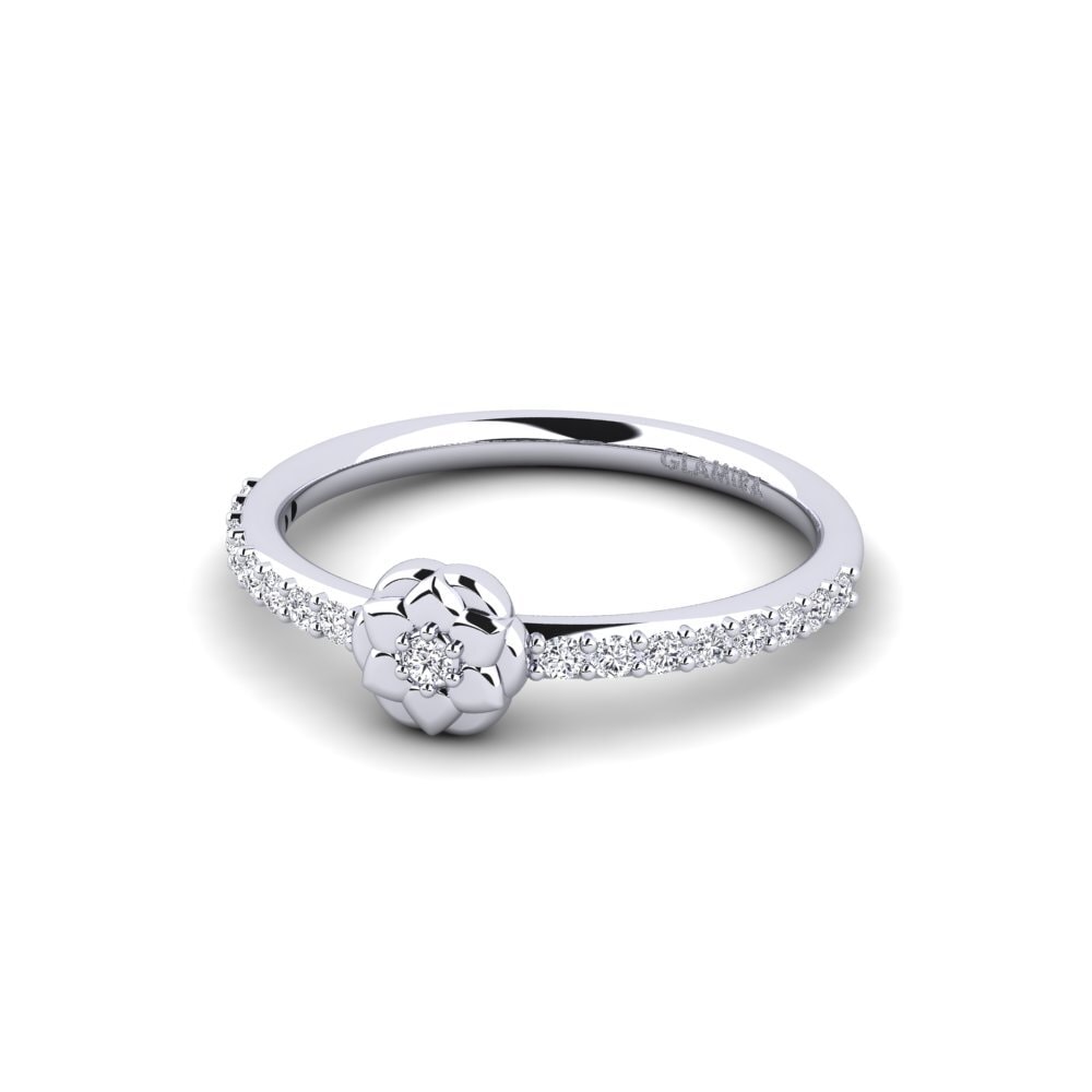 Diamante cultivado en laboratorio Anillo de compromiso Thiol