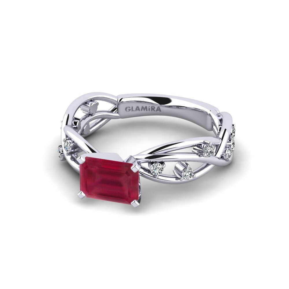 Ruby Engagement Ring Vivaro