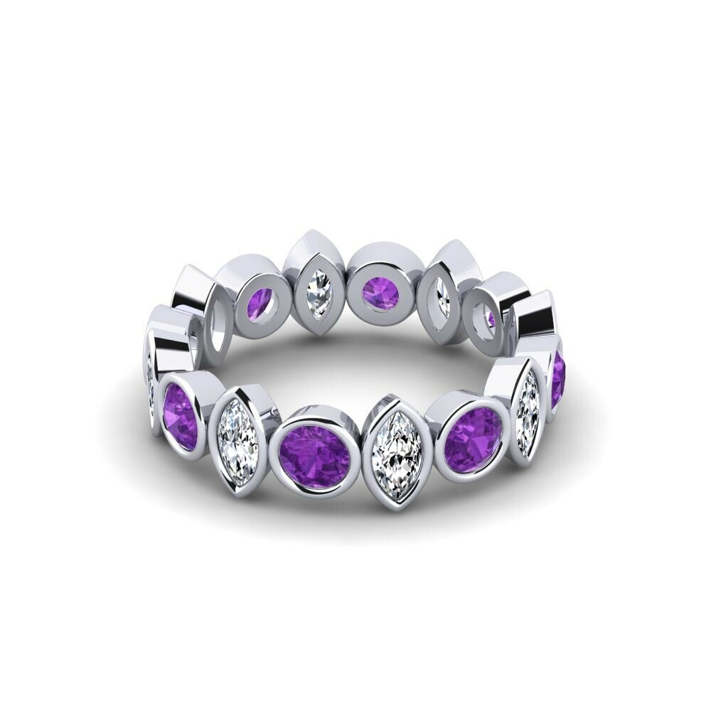 Améthyste Bague de fiançailles Vower