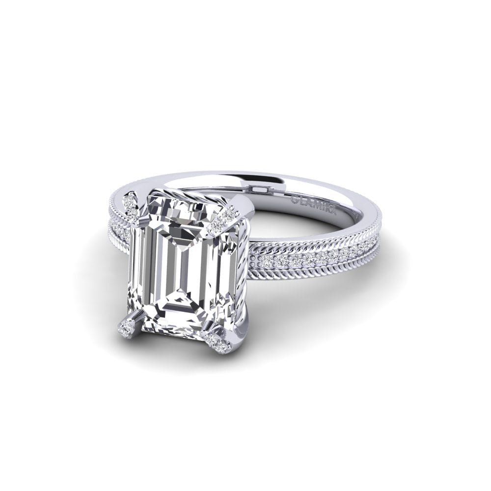 Diamante Anillo de compromiso Weed
