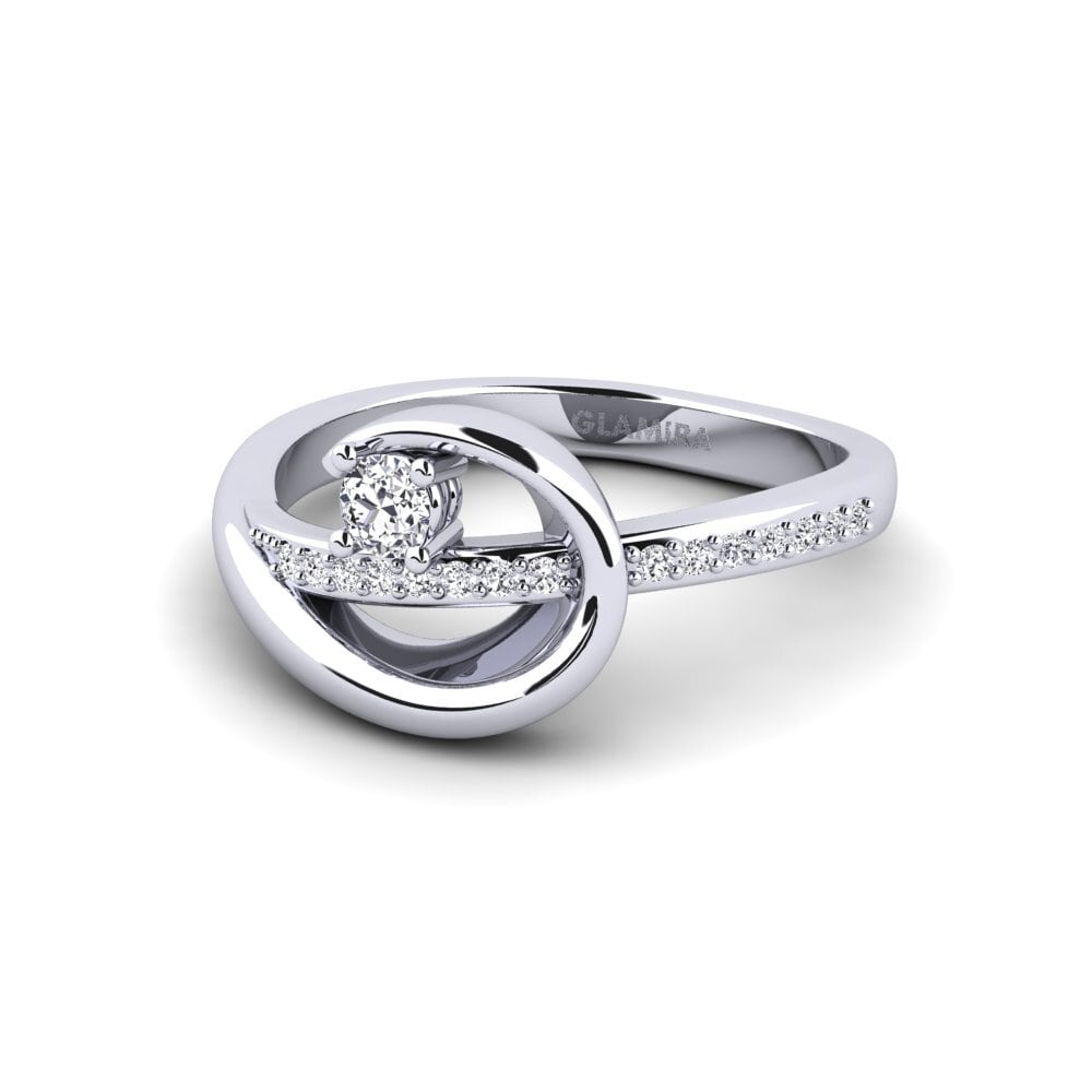 Diamante cultivado en laboratorio Anillo de compromiso Zekurty