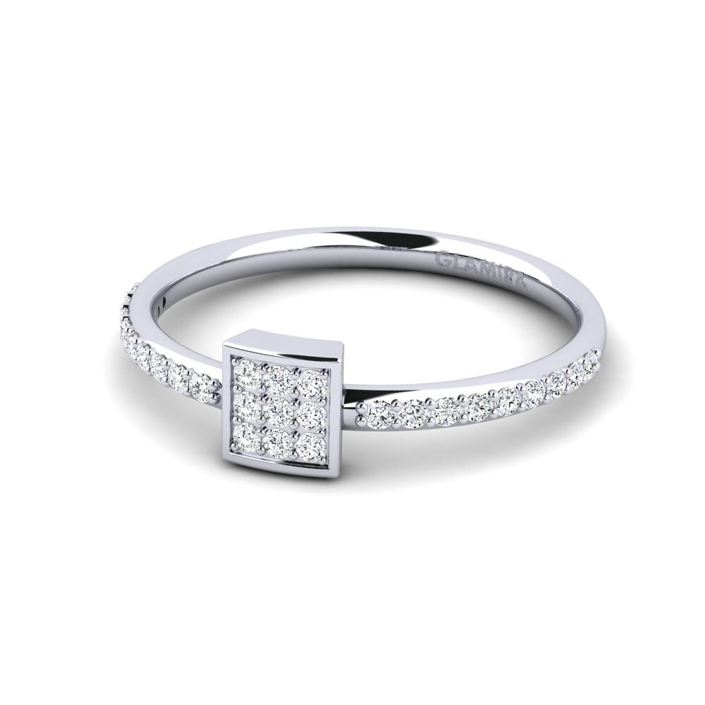 950 Platinum Engagement Ring Apiral