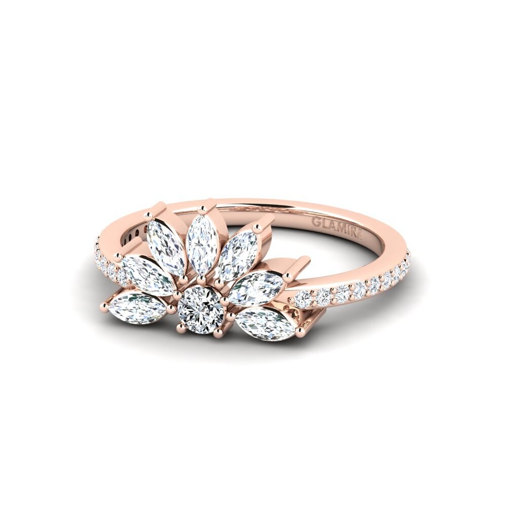 14k Oro Rosa Anillo Lavials