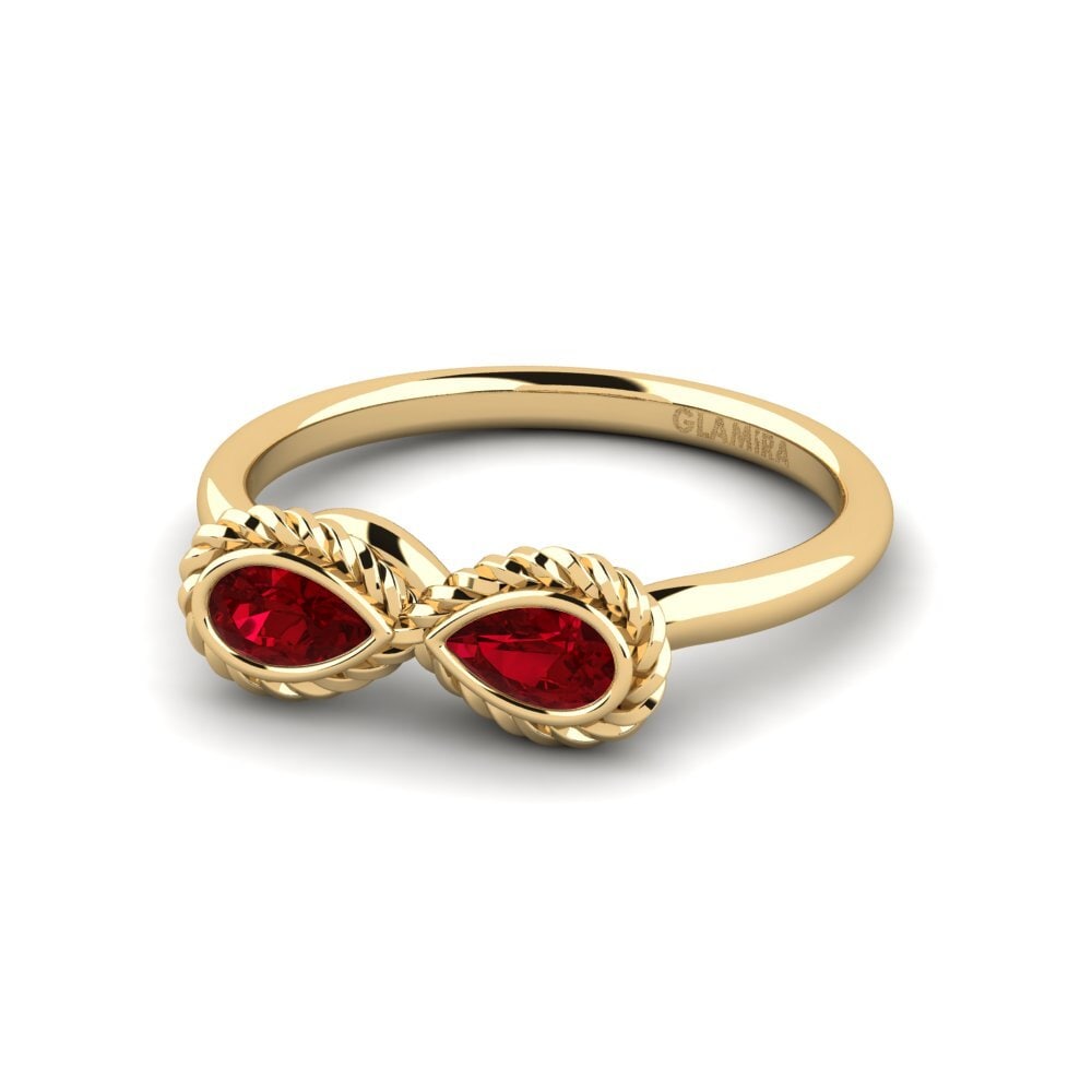 Circonita Roja Anillo Ressan