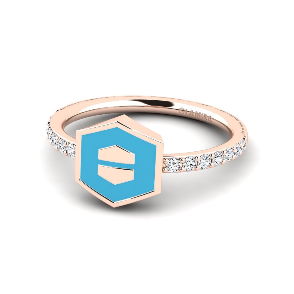 9ct Rose Gold Ring Sahiralt