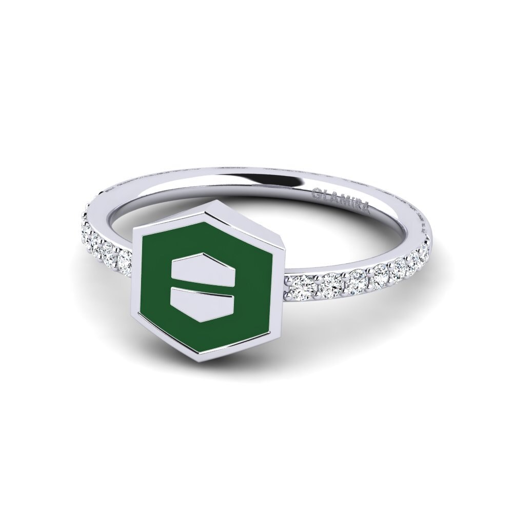 White Silver Ring Sahiralt