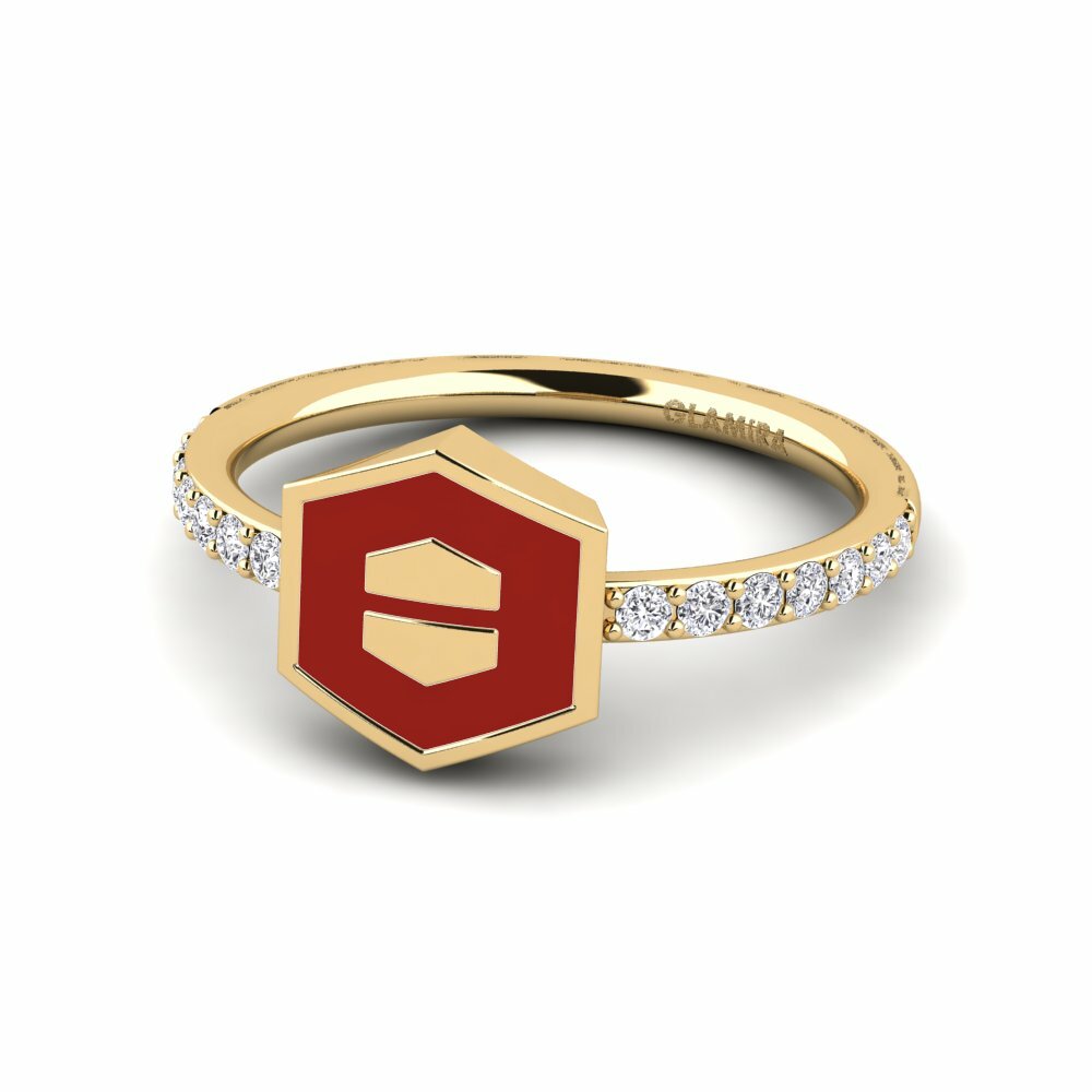 Diamant De Synthèse Bague Sahiralt