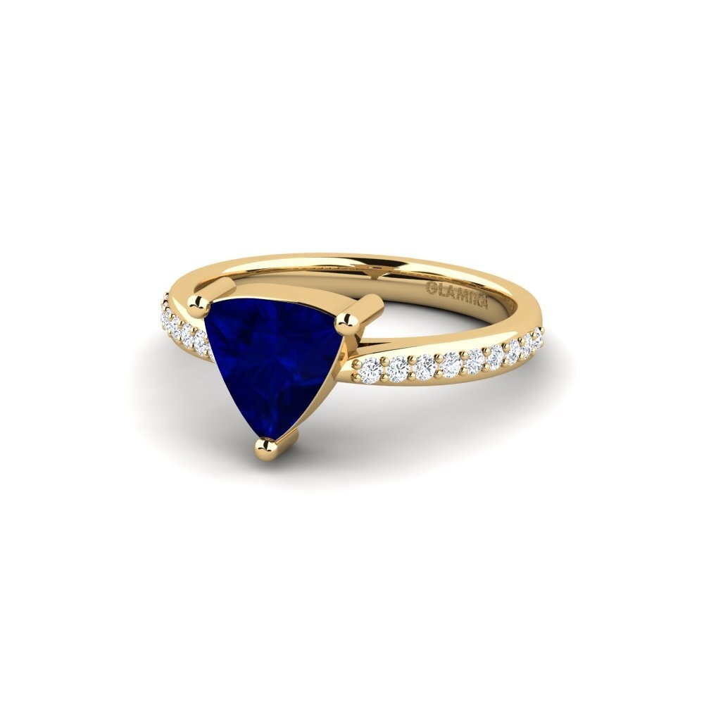 Trillion Sapphire Engagement Ring Frec - Trillion