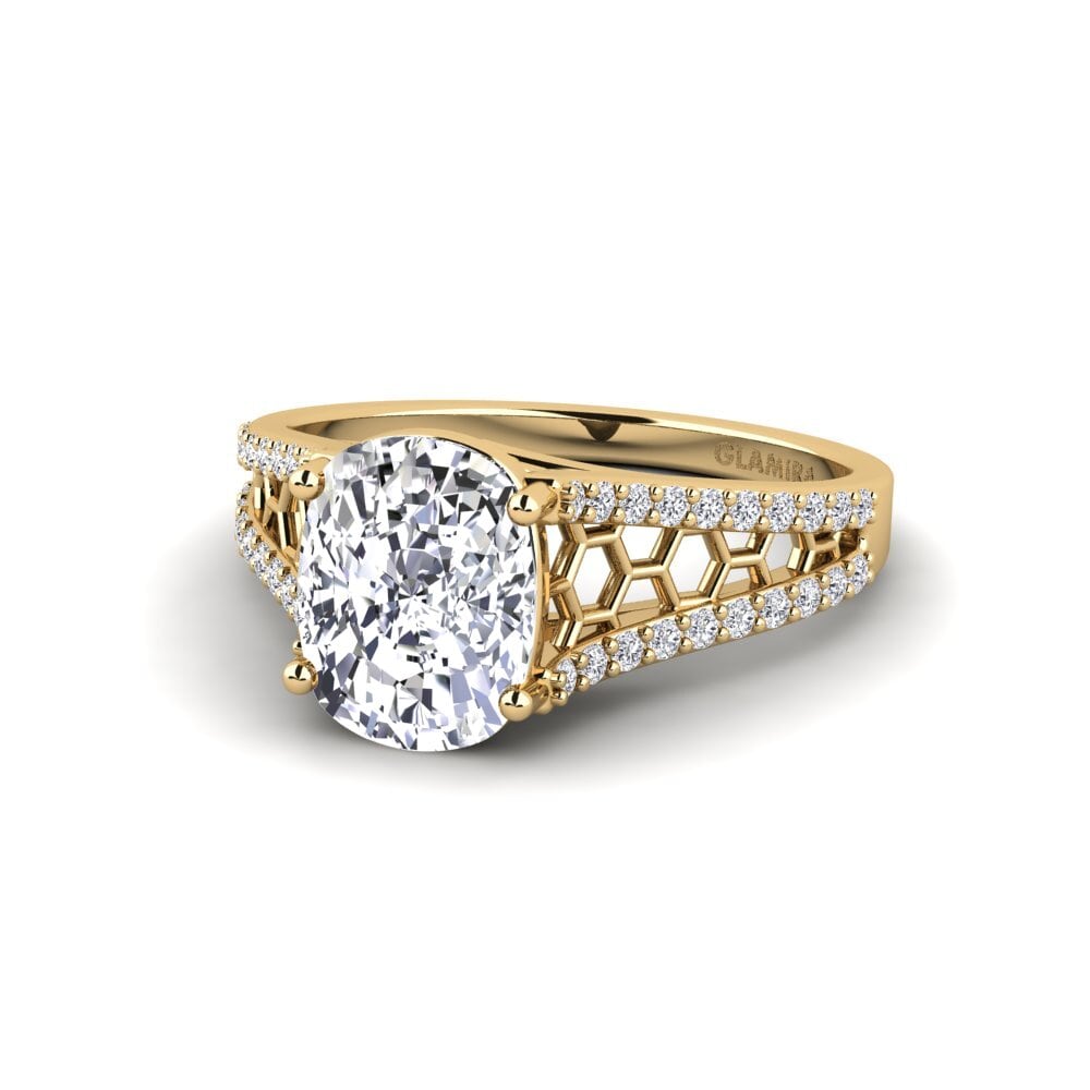 Diamante Anillo de compromiso Jubda - Cushion