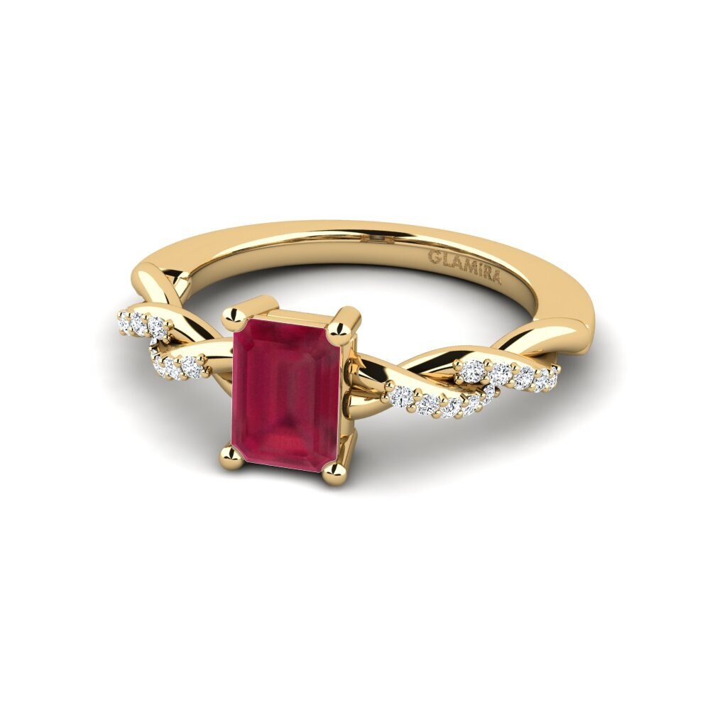 Ruby Engagement Ring Wicat - Emerald