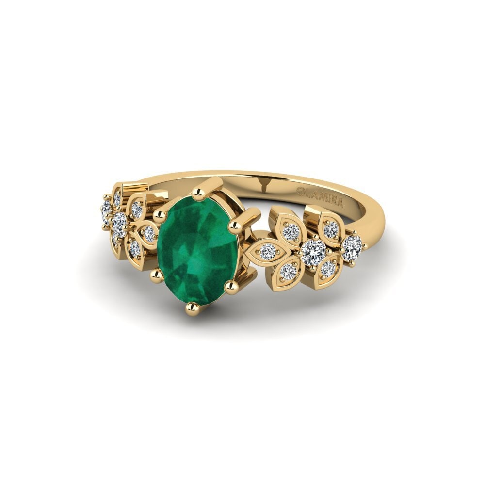 Emerald Engagement Ring Yatopi - Oval