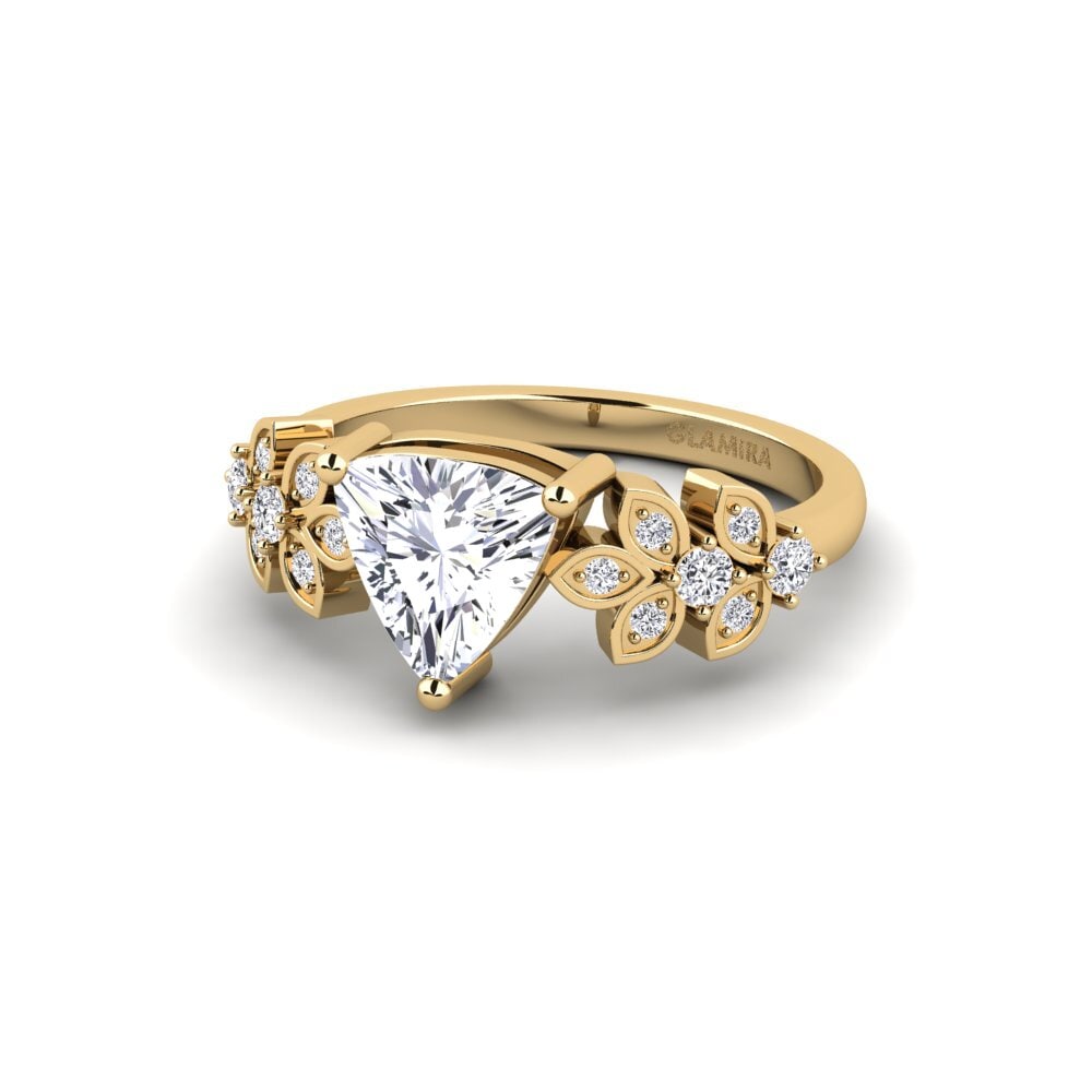 Trillion Diamond Engagement Ring Yatopi - Trillion