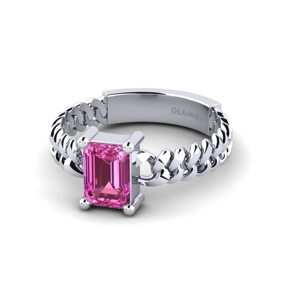 Topacio Rosa Anillo de compromiso Ducta - Emerald