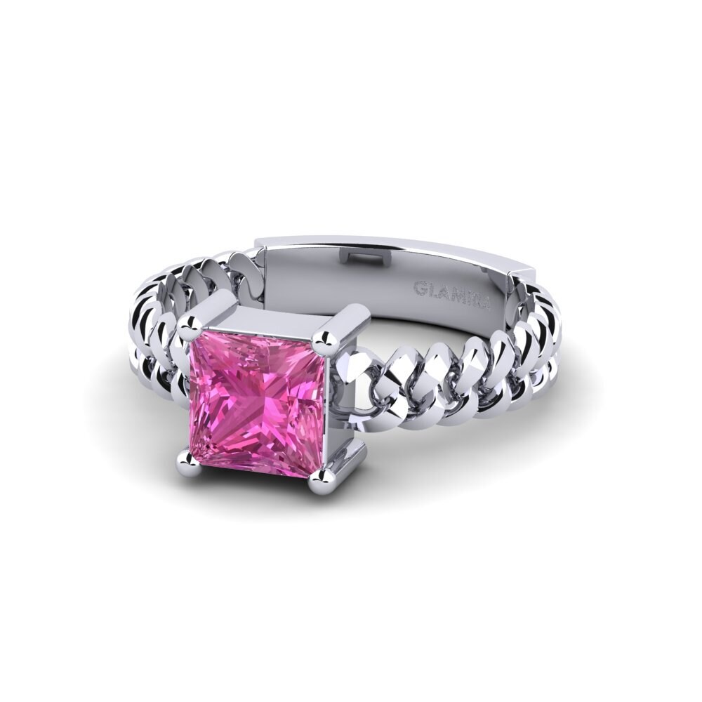 Topacio Rosa Anillo de compromiso Ducta - Princess