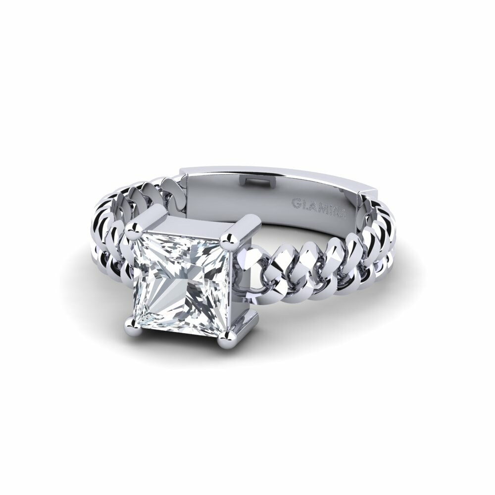 Circón Blanco Anillo de compromiso Ducta - Princess