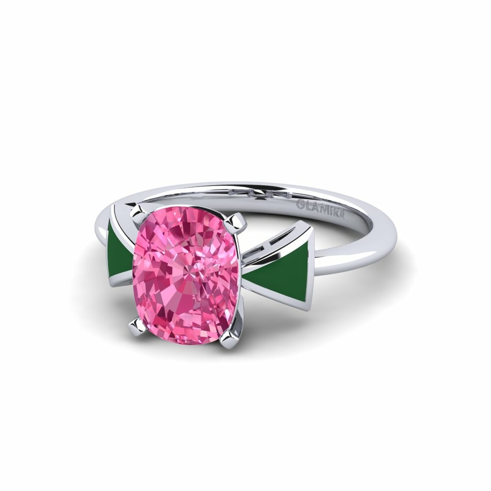 Bagues Tourmaline Rose Solitaires Classiques