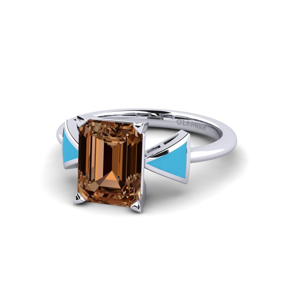 Brauner Diamant Verlobungsring Fratina - Emerald
