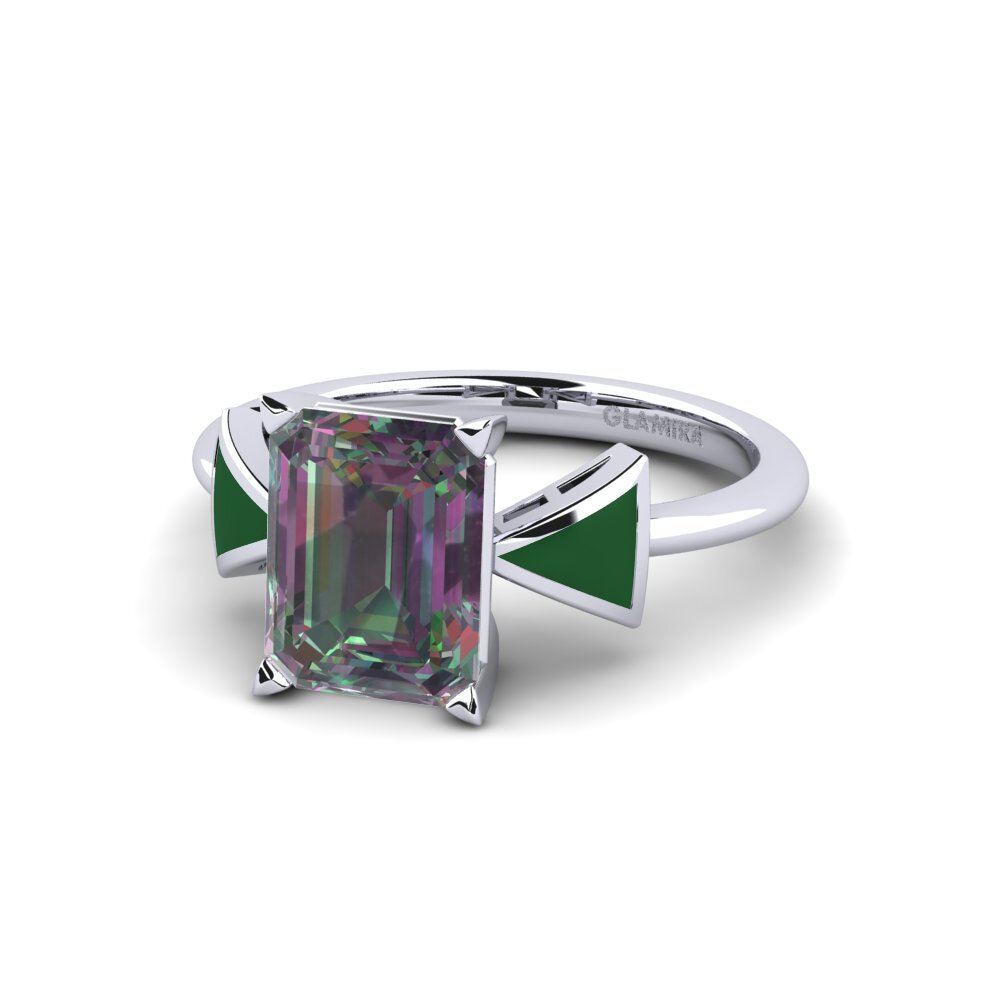 Mystic Topas Verlobungsring Fratina - Emerald