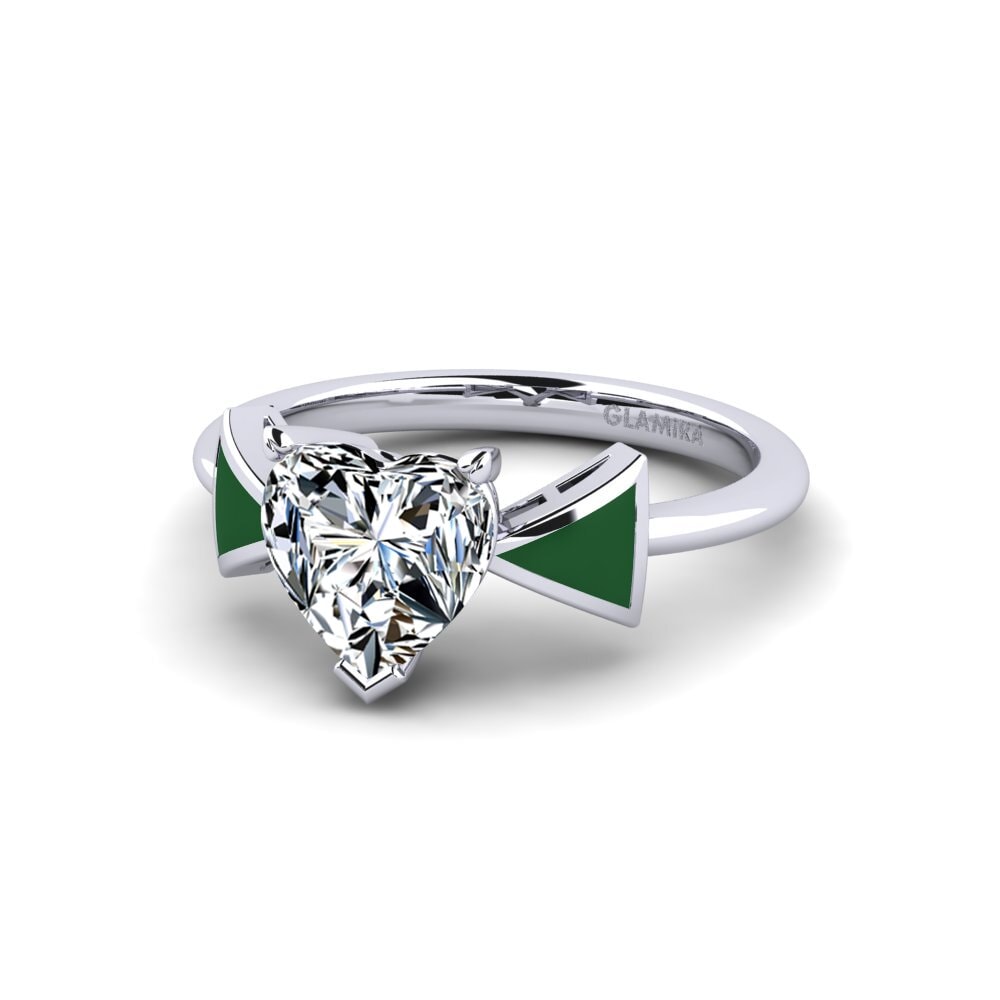 950 Platin Verlobungsring Fratina - Heart