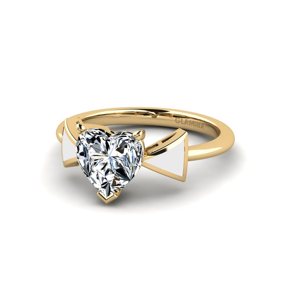 Gelbgold 585 Verlobungsring Fratina - Heart