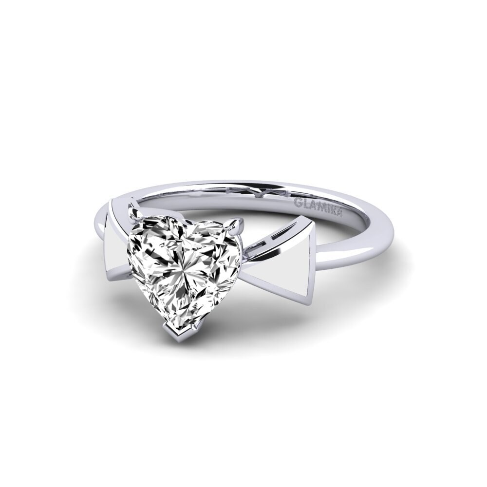 Moissanit Verlobungsring Fratina - Heart