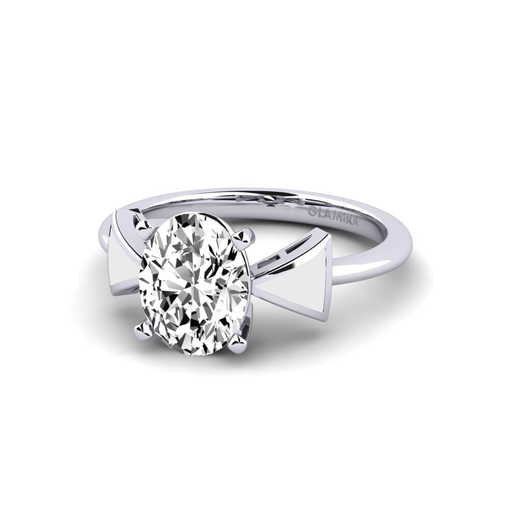Moissanit Verlobungsring Fratina - Oval